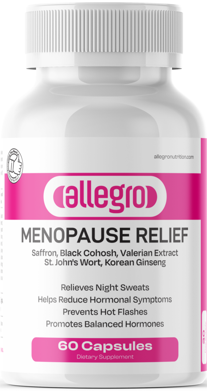 Allegro Menopause Relief 60 Capsules 1 Month Supply